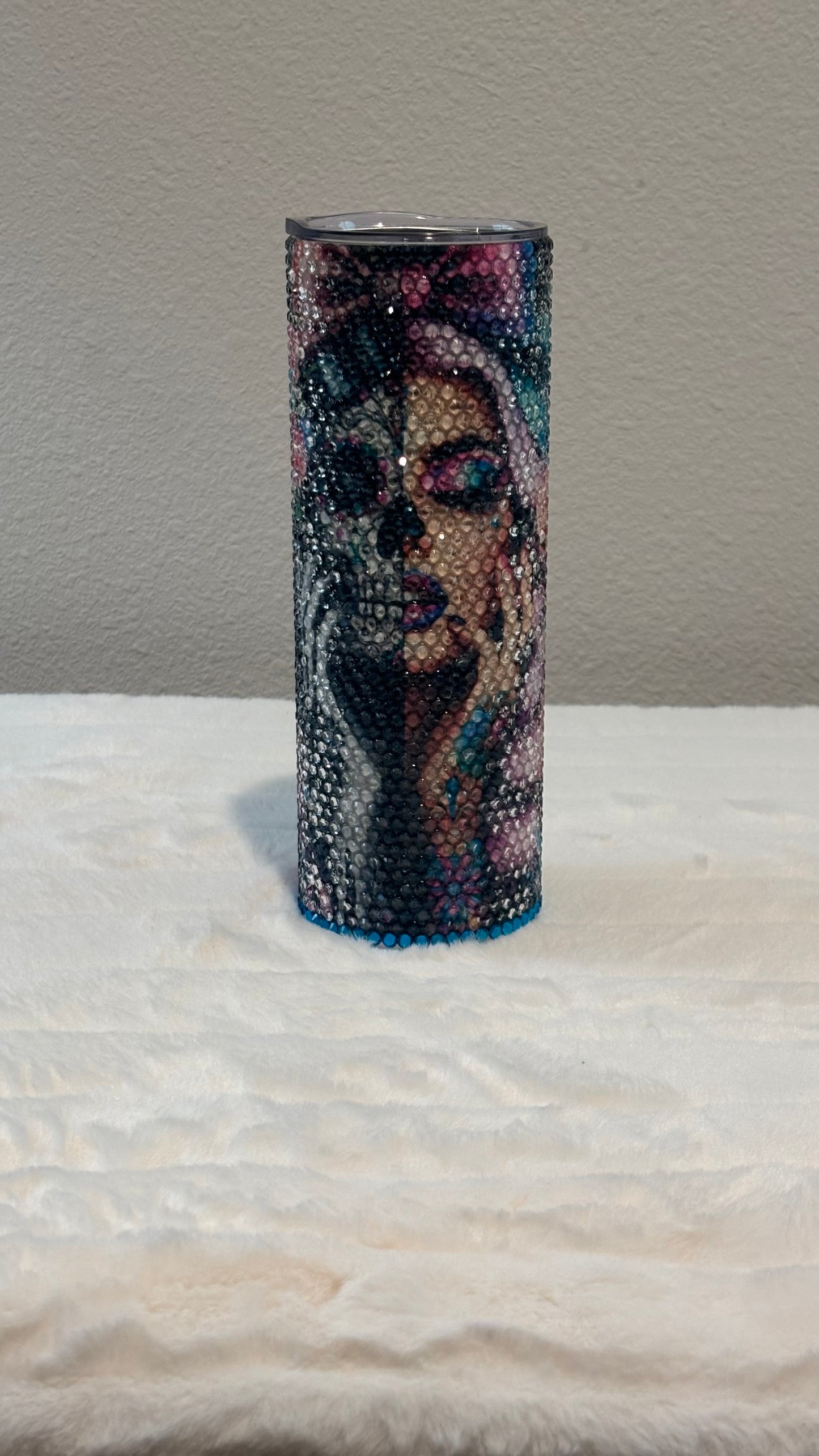 skull girl tumbler