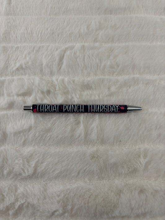 Throat Punch Thursday pen