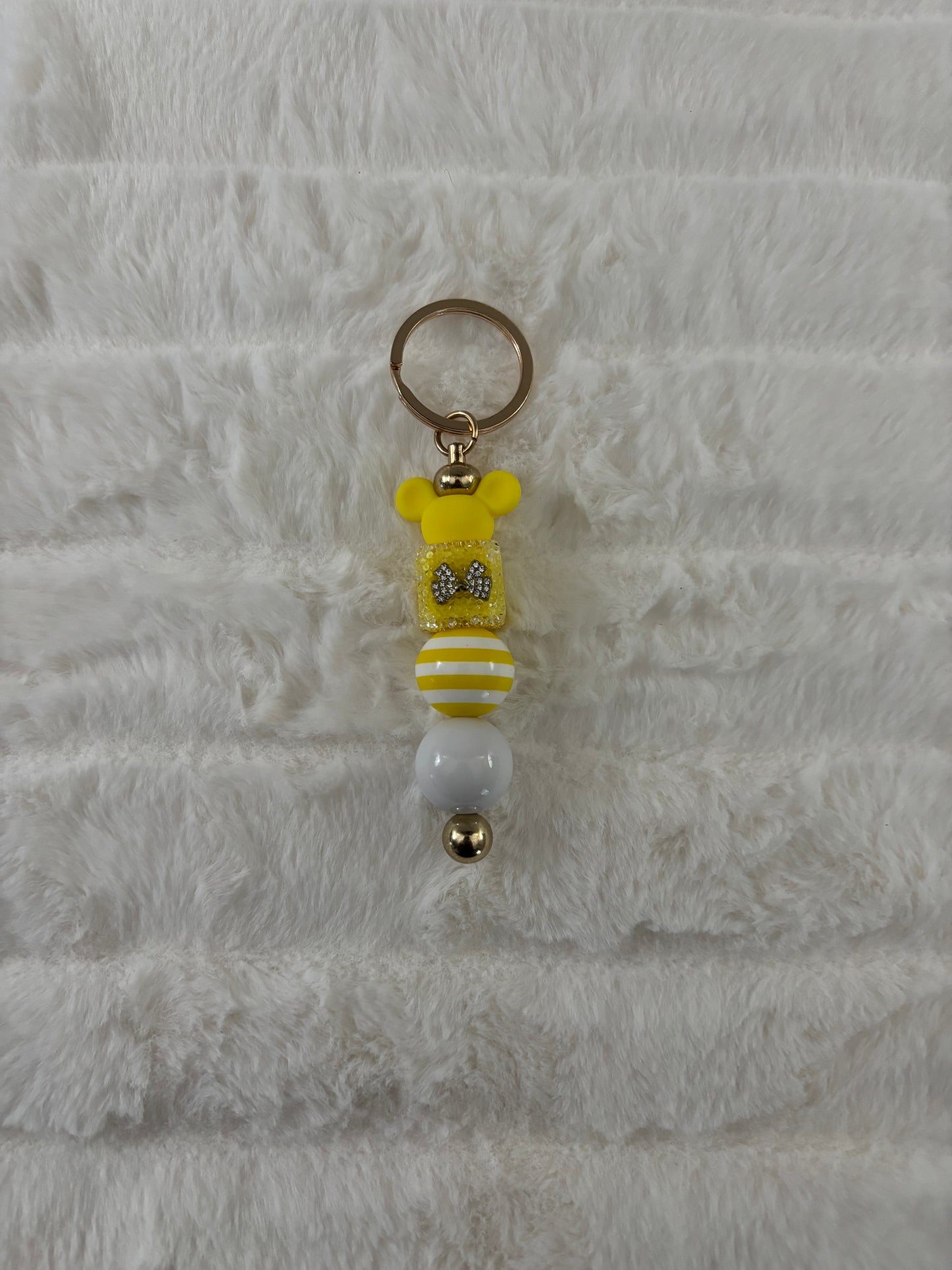 yellow keychain