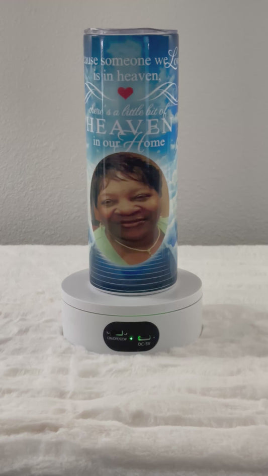 Stairway to heaven memorial tumbler